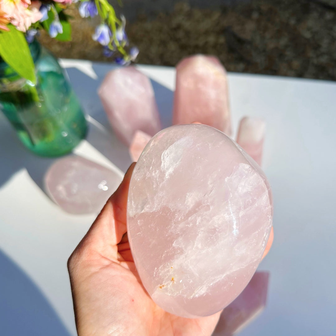 Rose Quartz Freeform - A - Baltic Mermaid