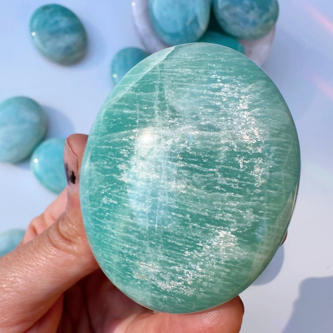 Amazonite Palm Stones - Baltic Mermaid