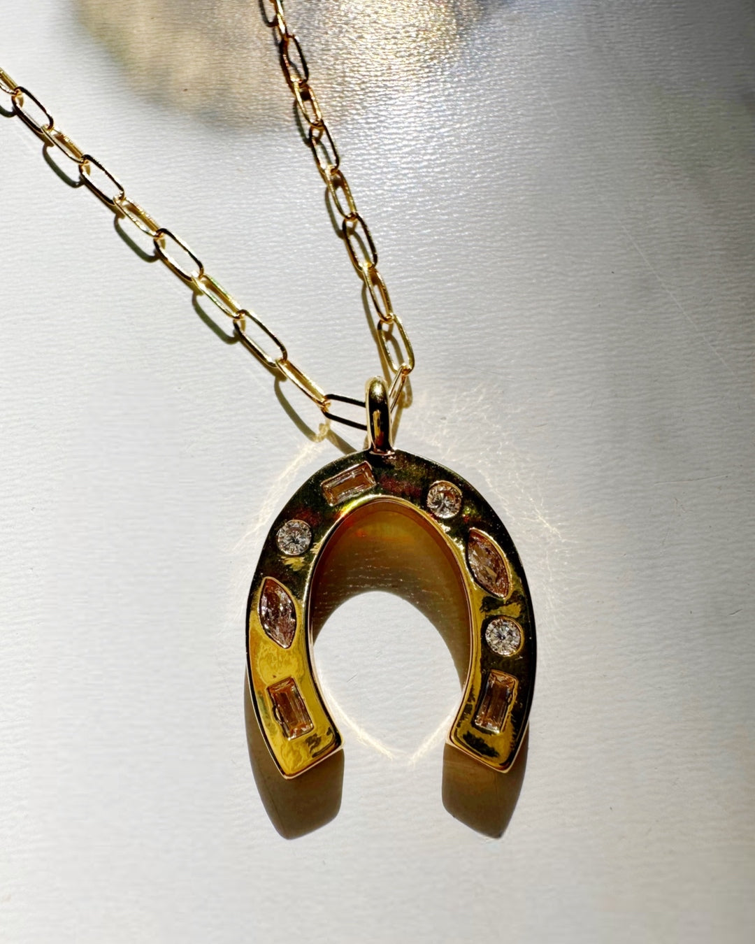 Gold Filled Horseshoe Necklace - Baltic Mermaid