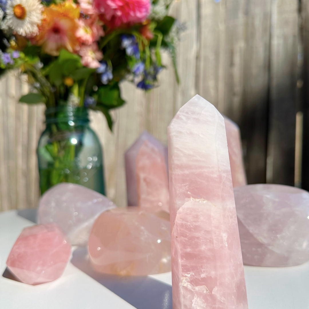 Rose Quartz Tower - Baltic Mermaid
