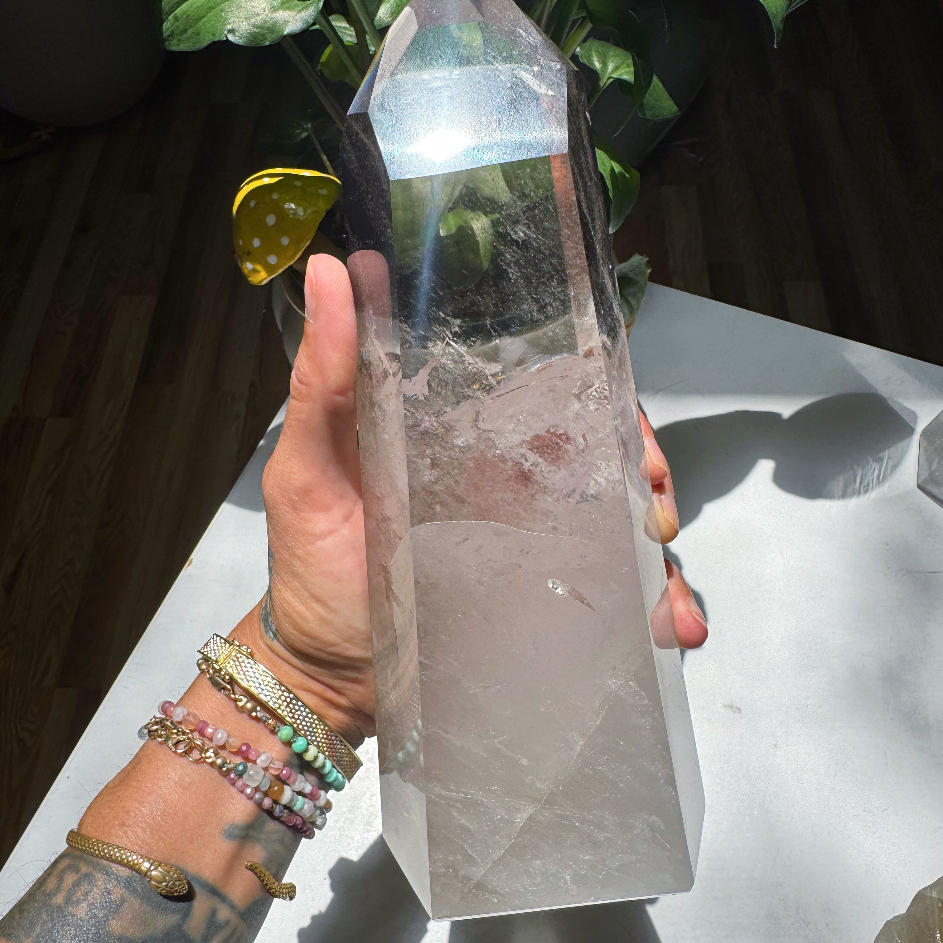 Large Smoky Quartz Tower from Brazil - AAA Baltic Mermaid
