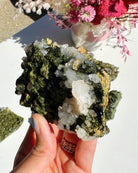 Epidote Quartz Cluster - Baltic Mermaid