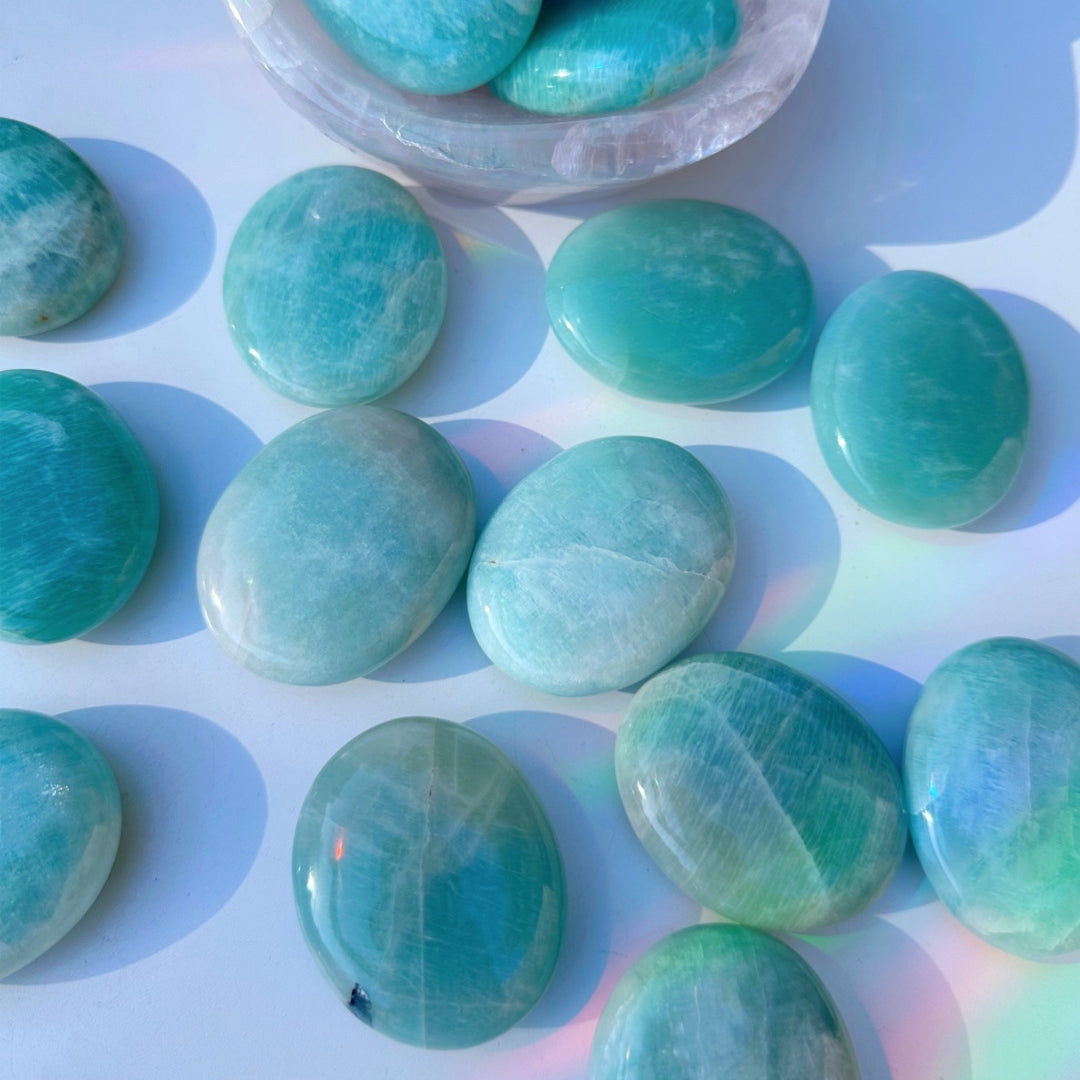 Amazonite Palm Stones - Baltic Mermaid