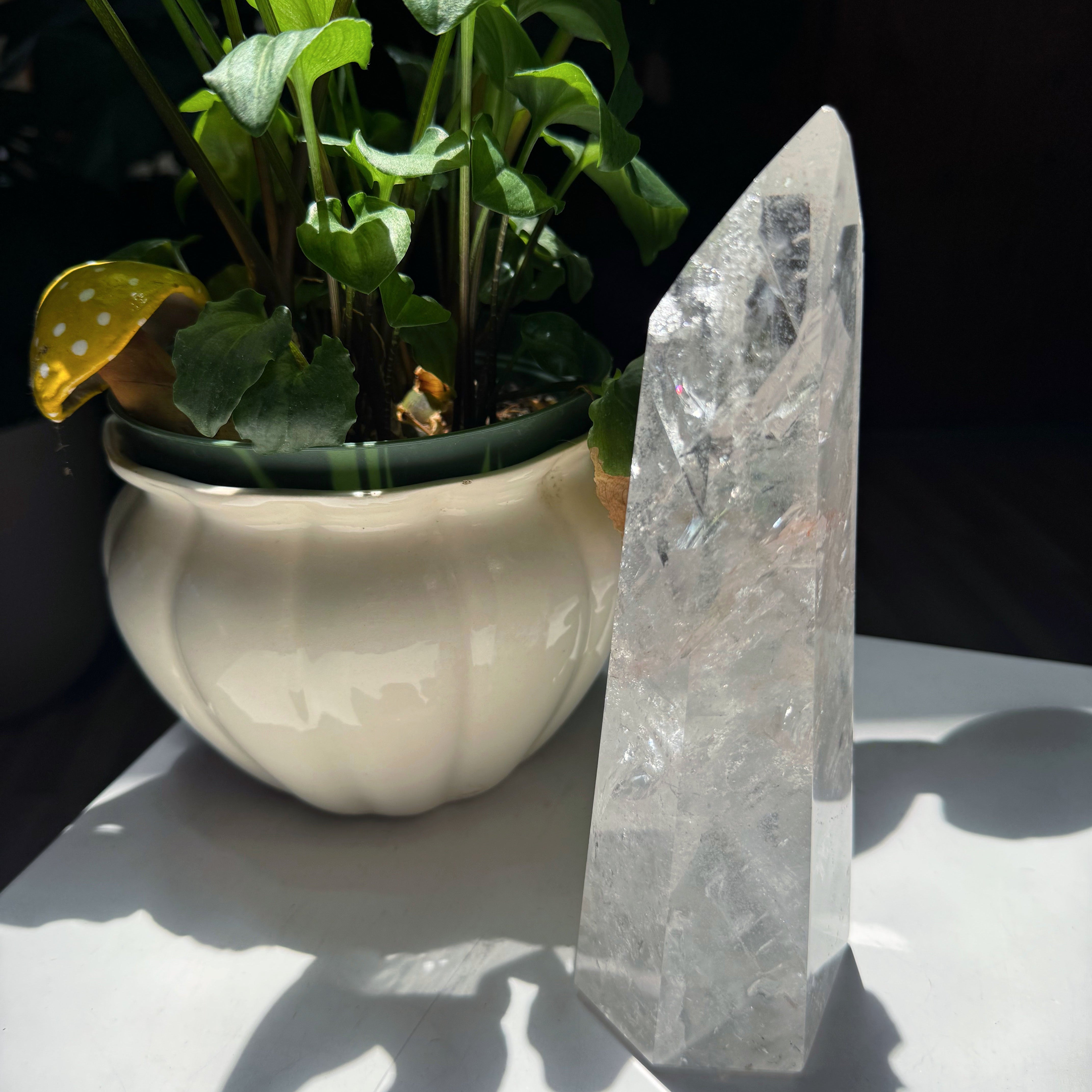 Large Clear Quartz Tower from Brazil - AA Baltic Mermaid
