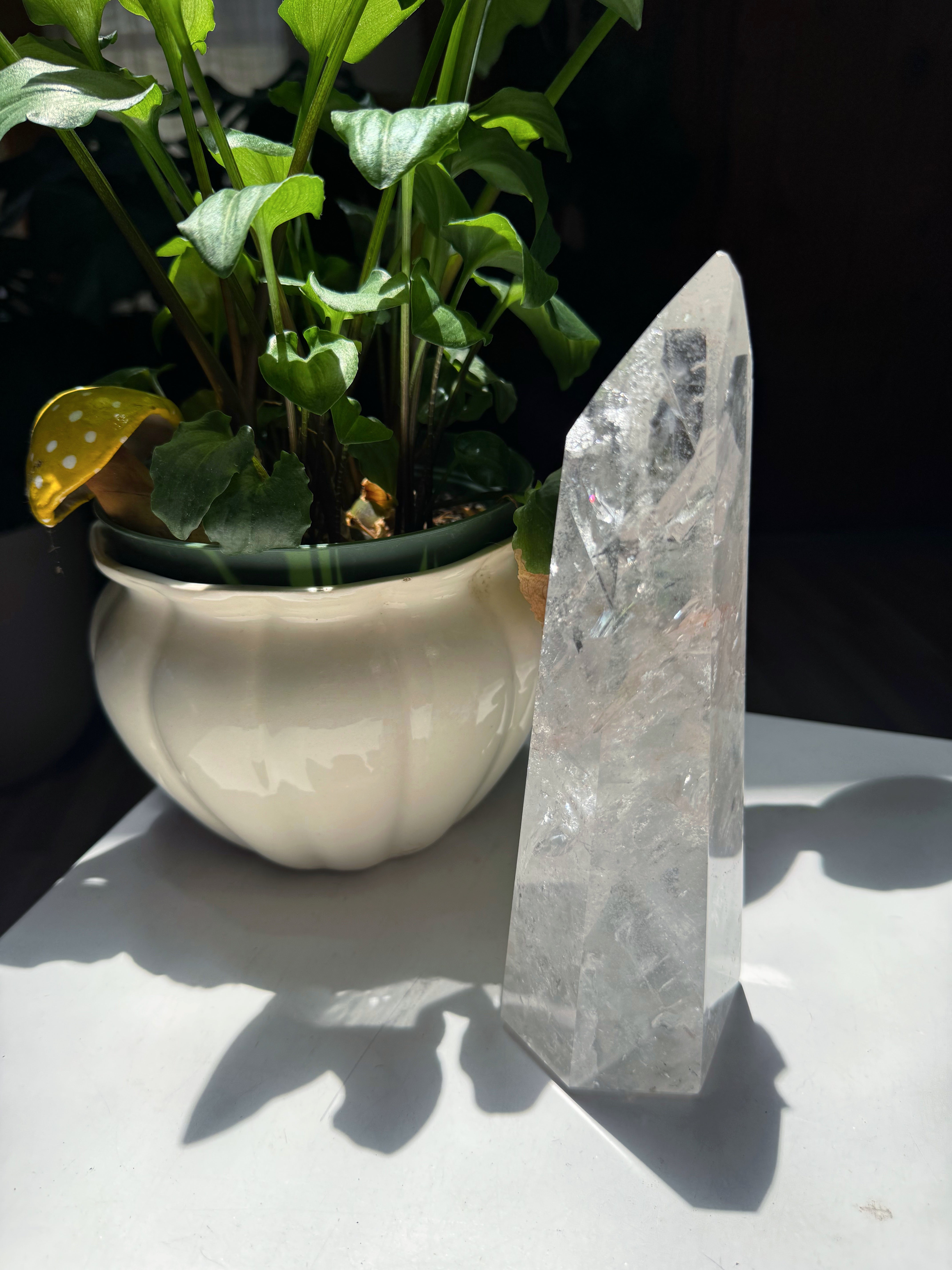 Large Clear Quartz Tower from Brazil - AA Baltic Mermaid