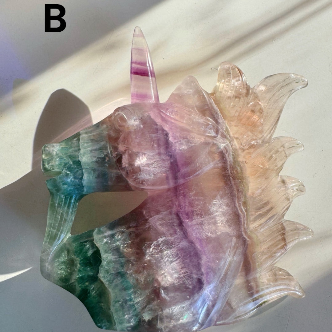 Fluorite Unicorn - Baltic Mermaid