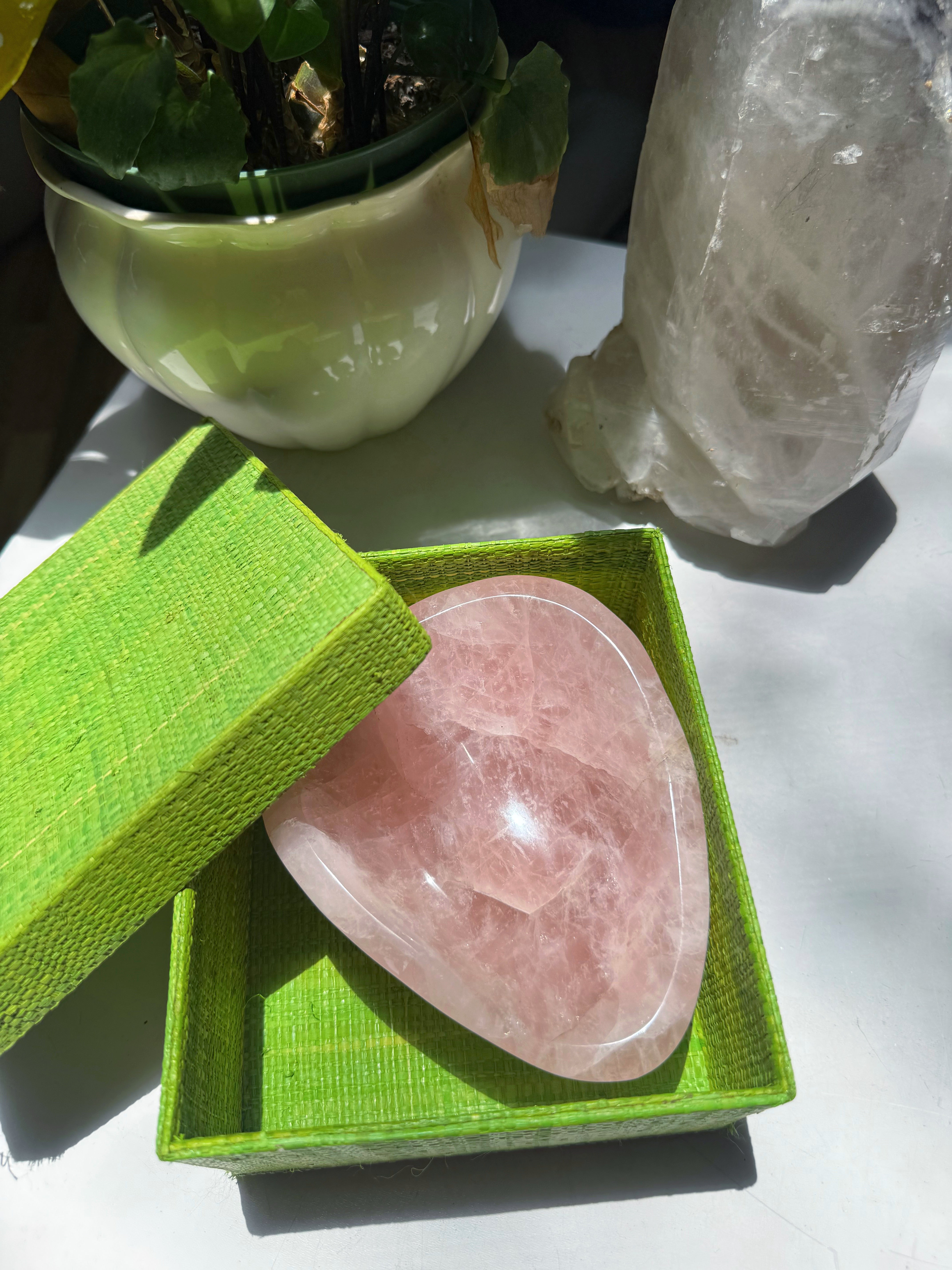 Rose Quartz Bowl Baltic Mermaid