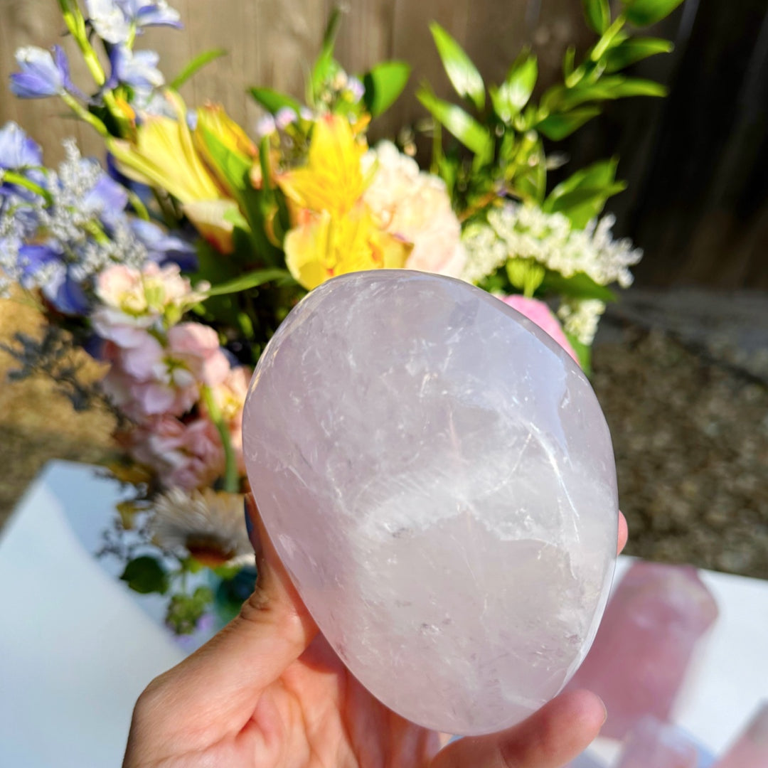 Rose Quartz Freeform - C - Baltic Mermaid