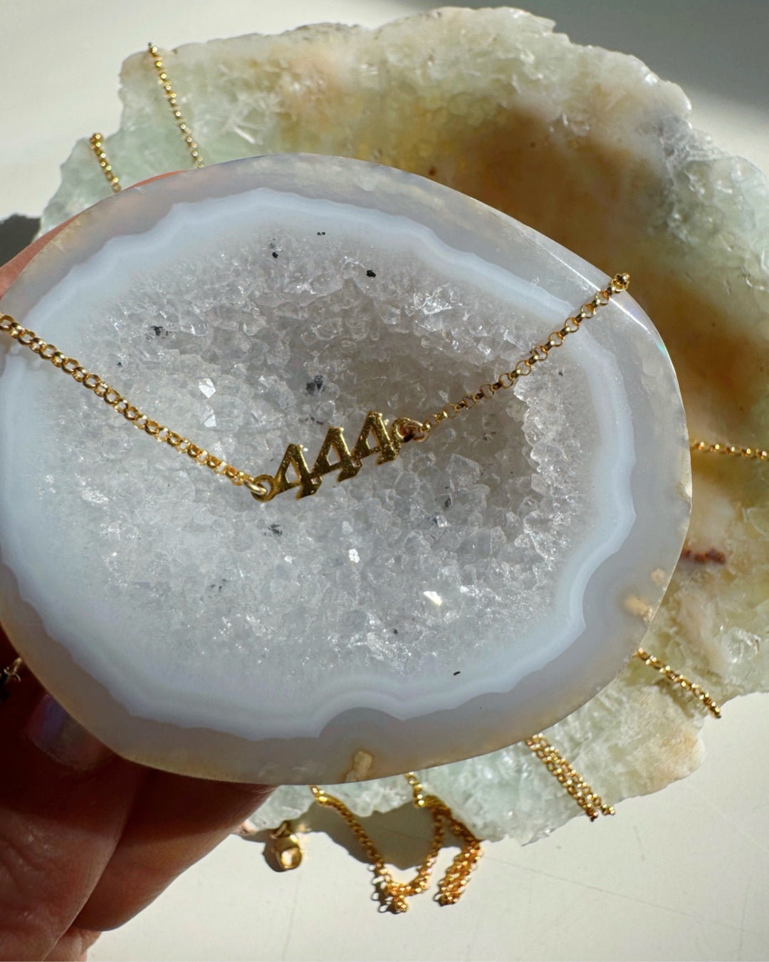 Angel/Lucky Number Gold Filled Choker - Baltic Mermaid