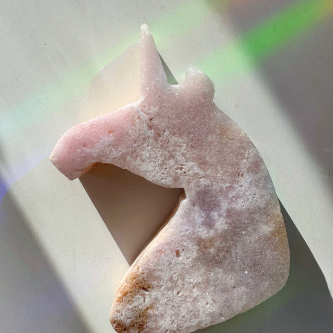 Pink Amethyst Unicorn - Baltic Mermaid