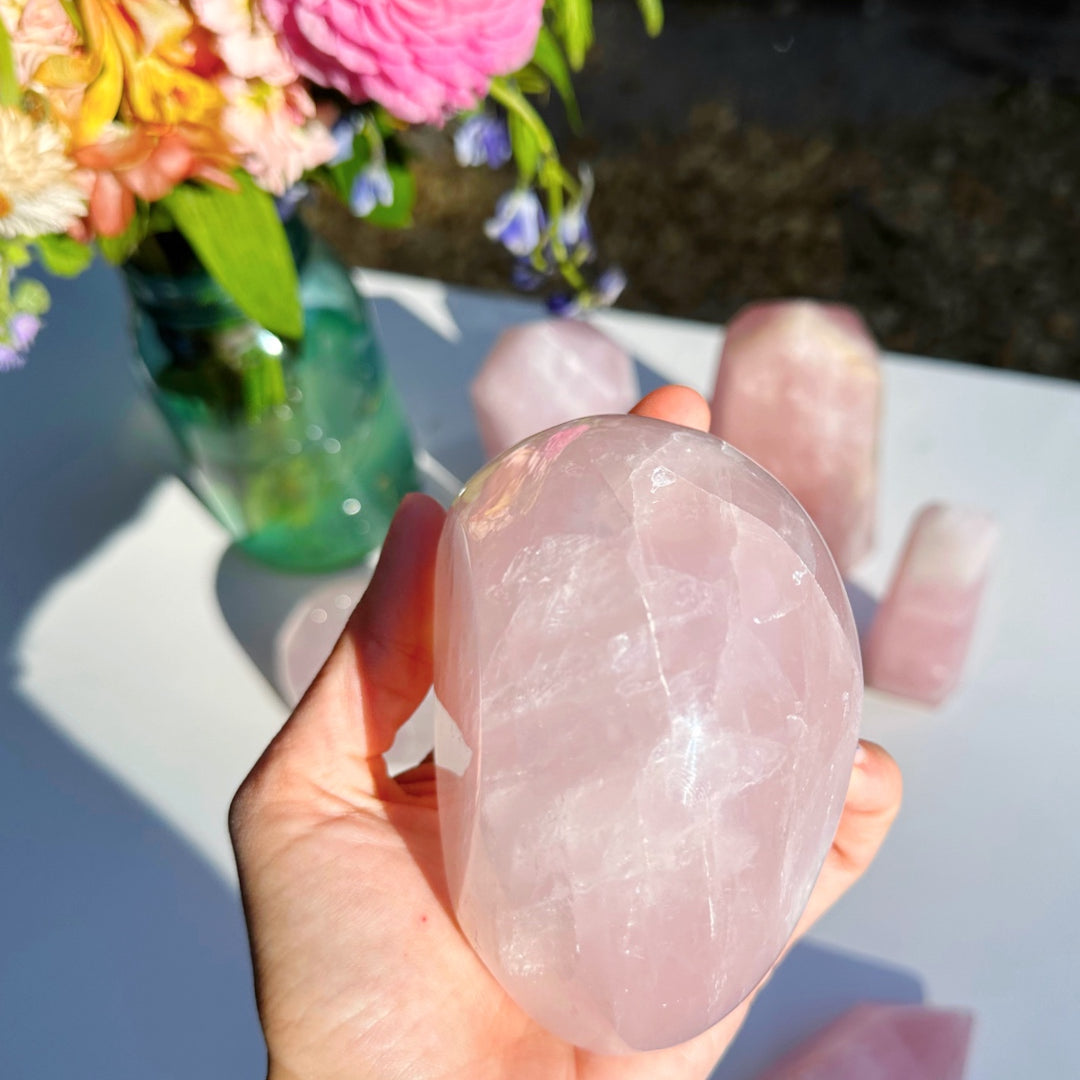 Rose Quartz Freeform - A - Baltic Mermaid