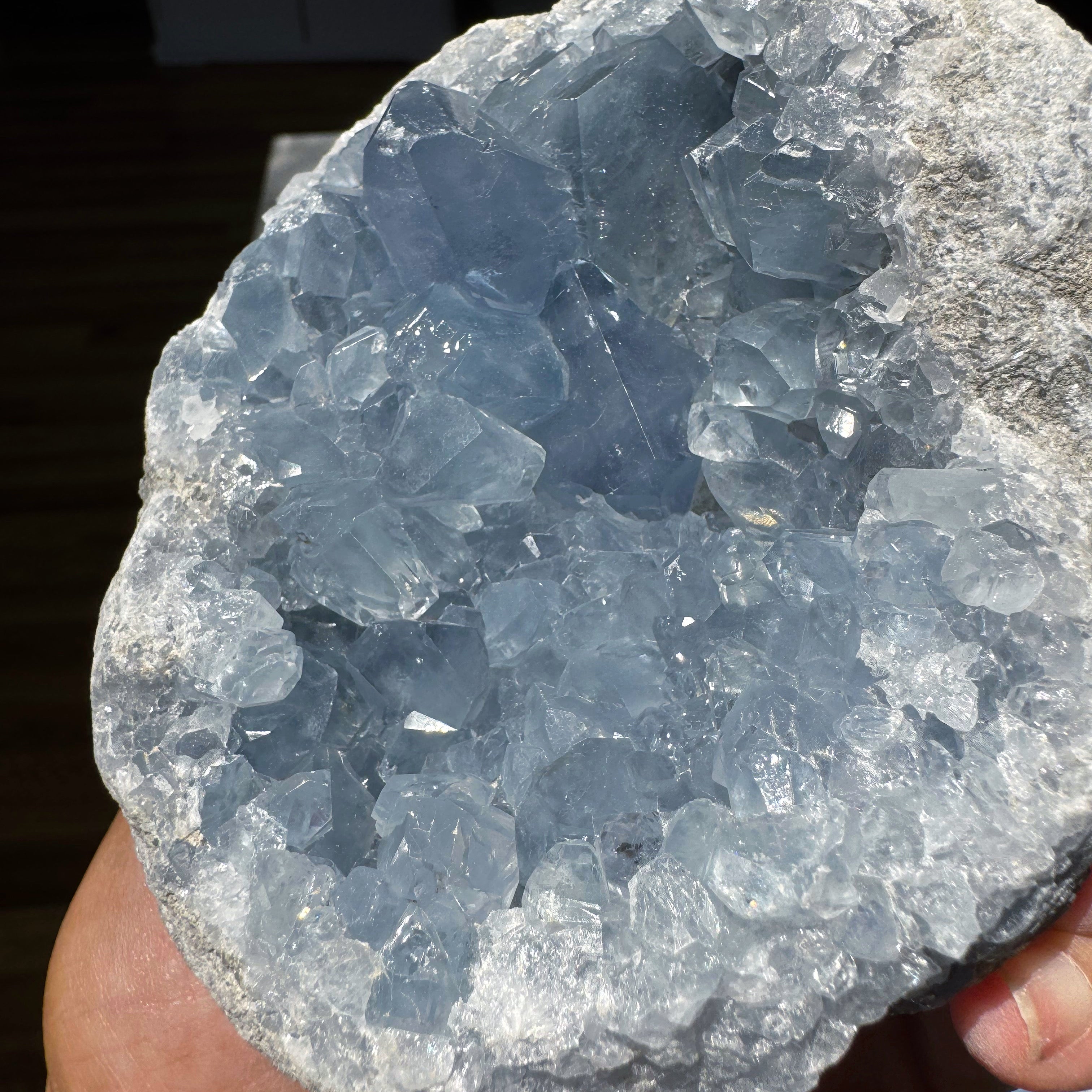 Celestite Cluster Baltic Mermaid