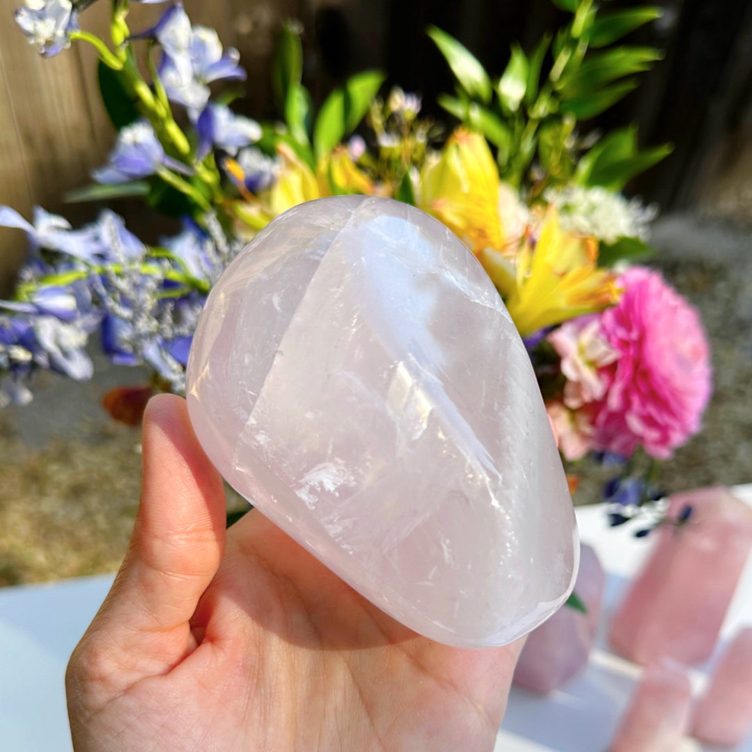 Rose Quartz Freeform - C - Baltic Mermaid