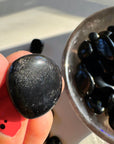 Black Obsidian Tumbled Stones - Baltic Mermaid
