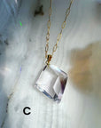 AAA Rose de France Amethyst Pendant 14k Gold Filled Necklace Baltic Mermaid