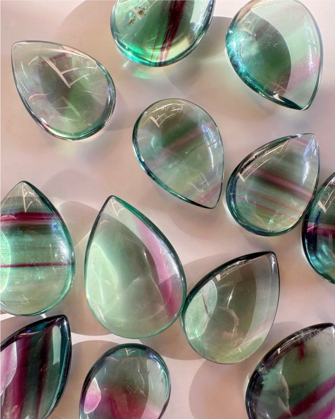 Fluorite Teardrop/Pear Shape - Old Stock - AAA - Baltic Mermaid