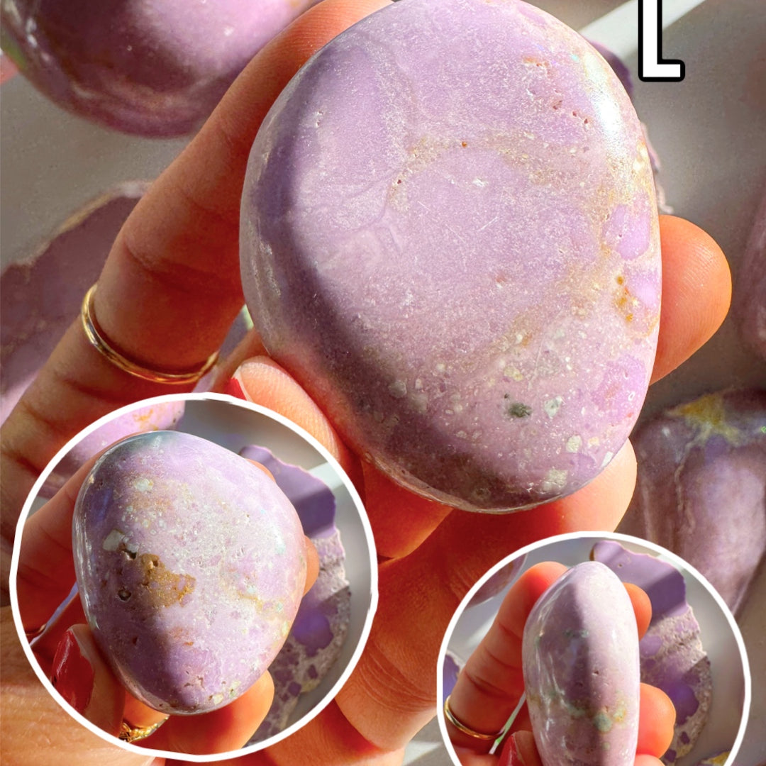 Phosphosiderite Palm Stones - AAA - Baltic Mermaid