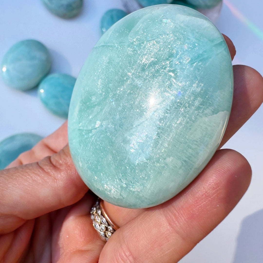 Amazonite Palm Stones - Baltic Mermaid