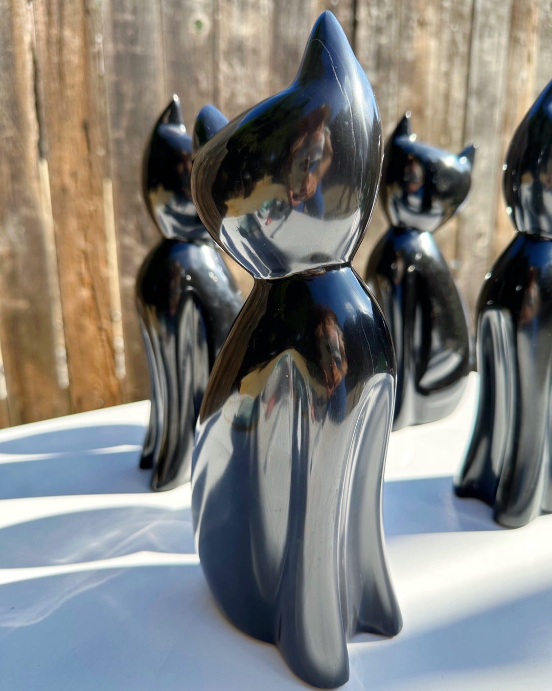 Large Marble Kitty Cat - C - Baltic Mermaid