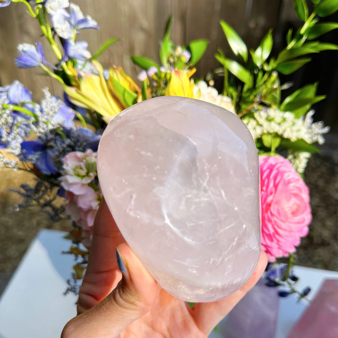 Rose Quartz Freeform - C - Baltic Mermaid