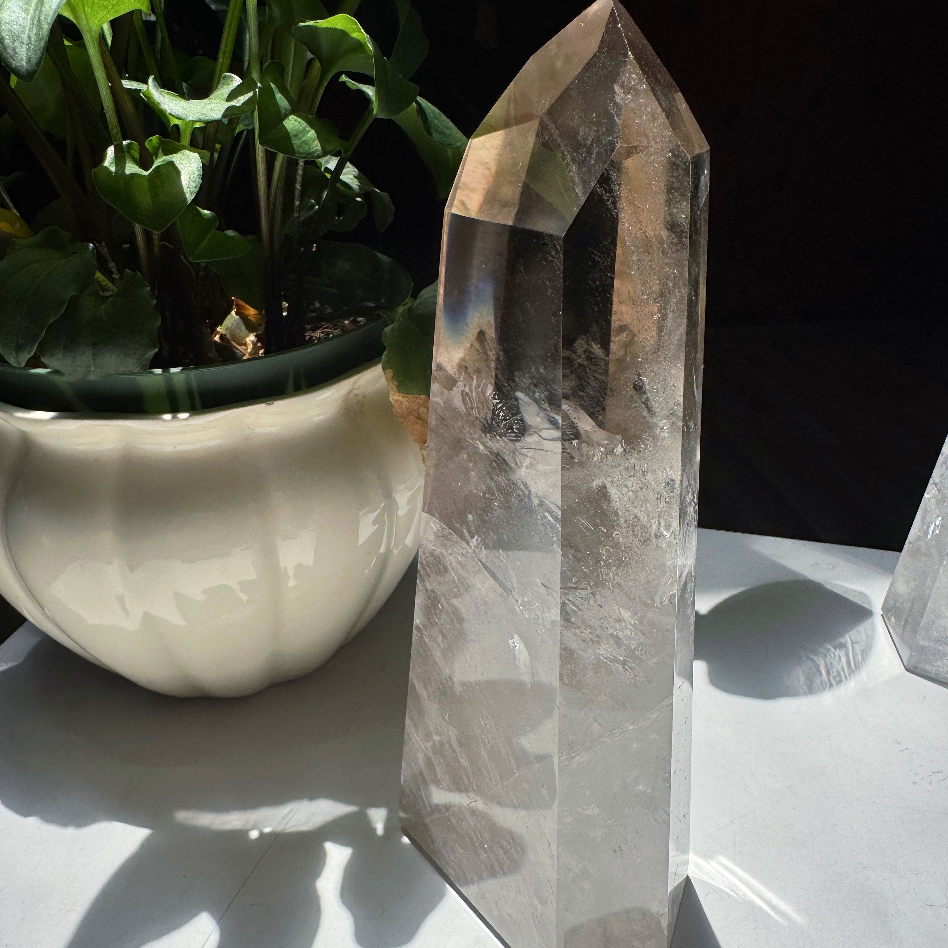 Large Smoky Quartz Tower from Brazil - AAA Baltic Mermaid
