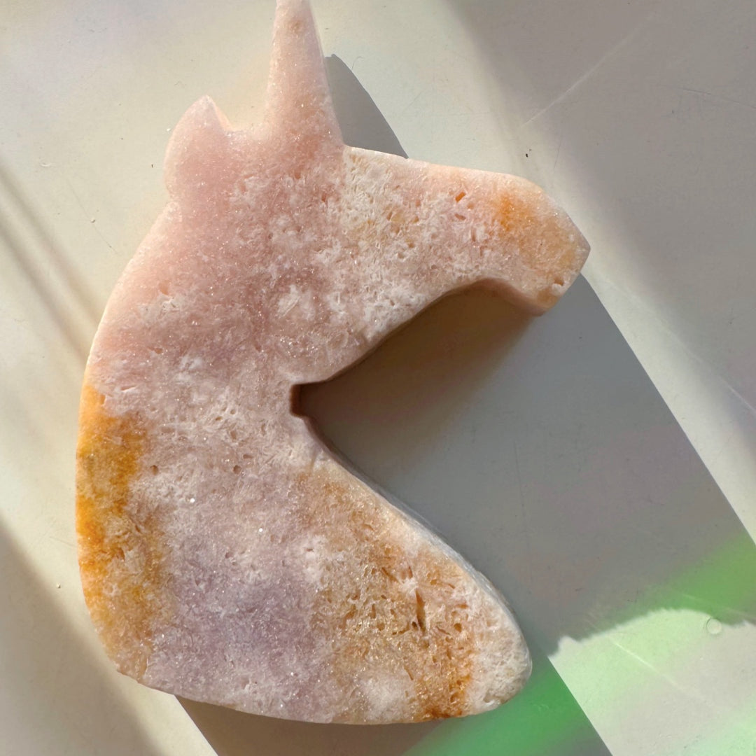 Pink Amethyst Unicorn - Baltic Mermaid