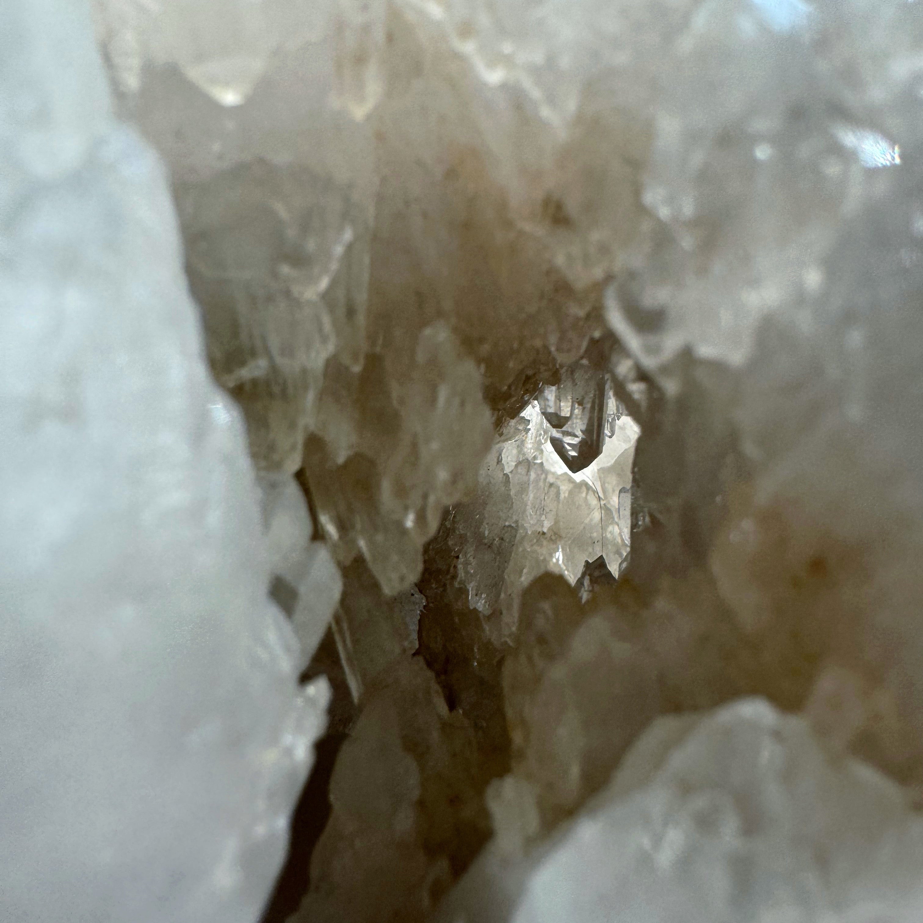 Large Rutilated Lemurian Quartz Cluster from Brazil Baltic Mermaid