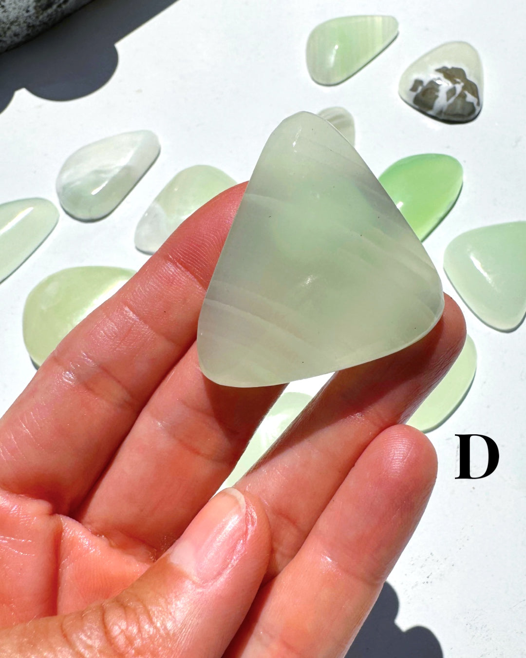 Green Calcite Cabs - Baltic Mermaid