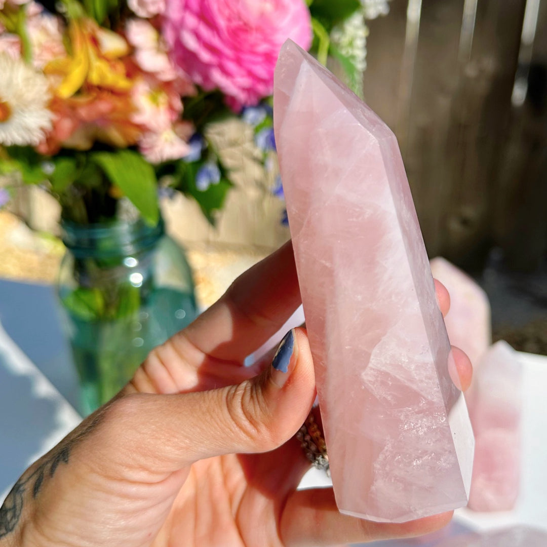Rose Quartz Tower - Baltic Mermaid