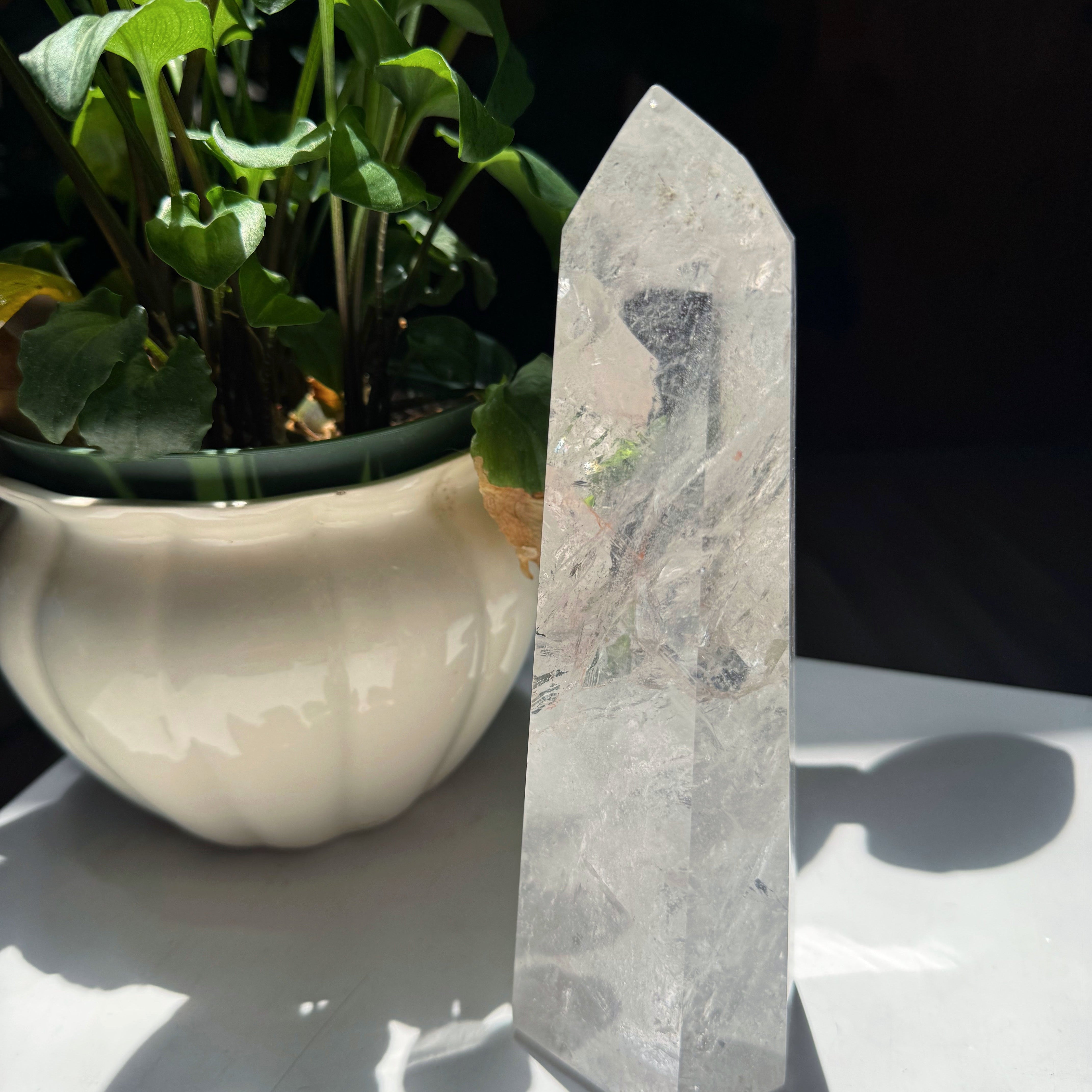 Large Clear Quartz Tower from Brazil - AA Baltic Mermaid