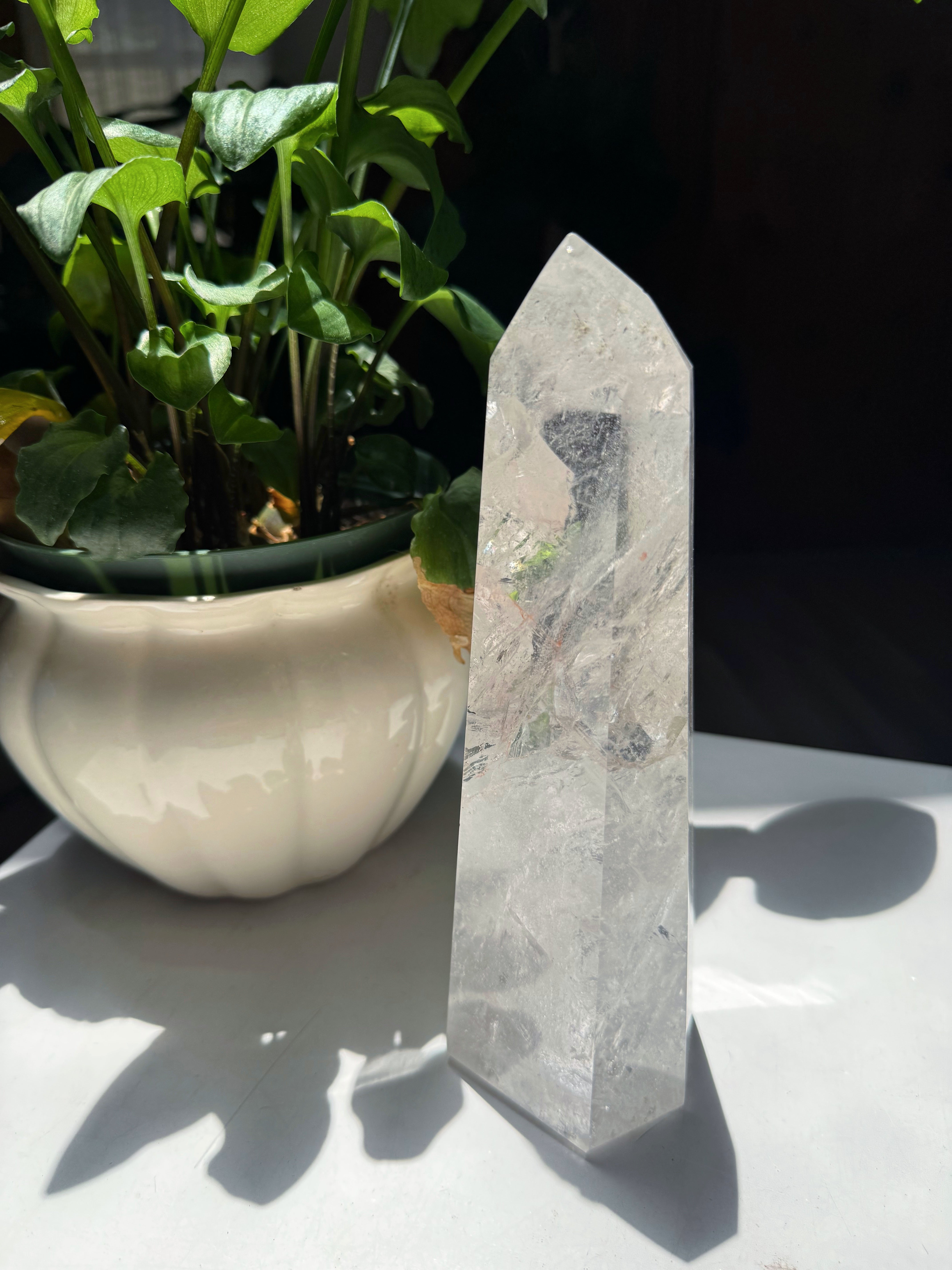 Large Clear Quartz Tower from Brazil - AA Baltic Mermaid