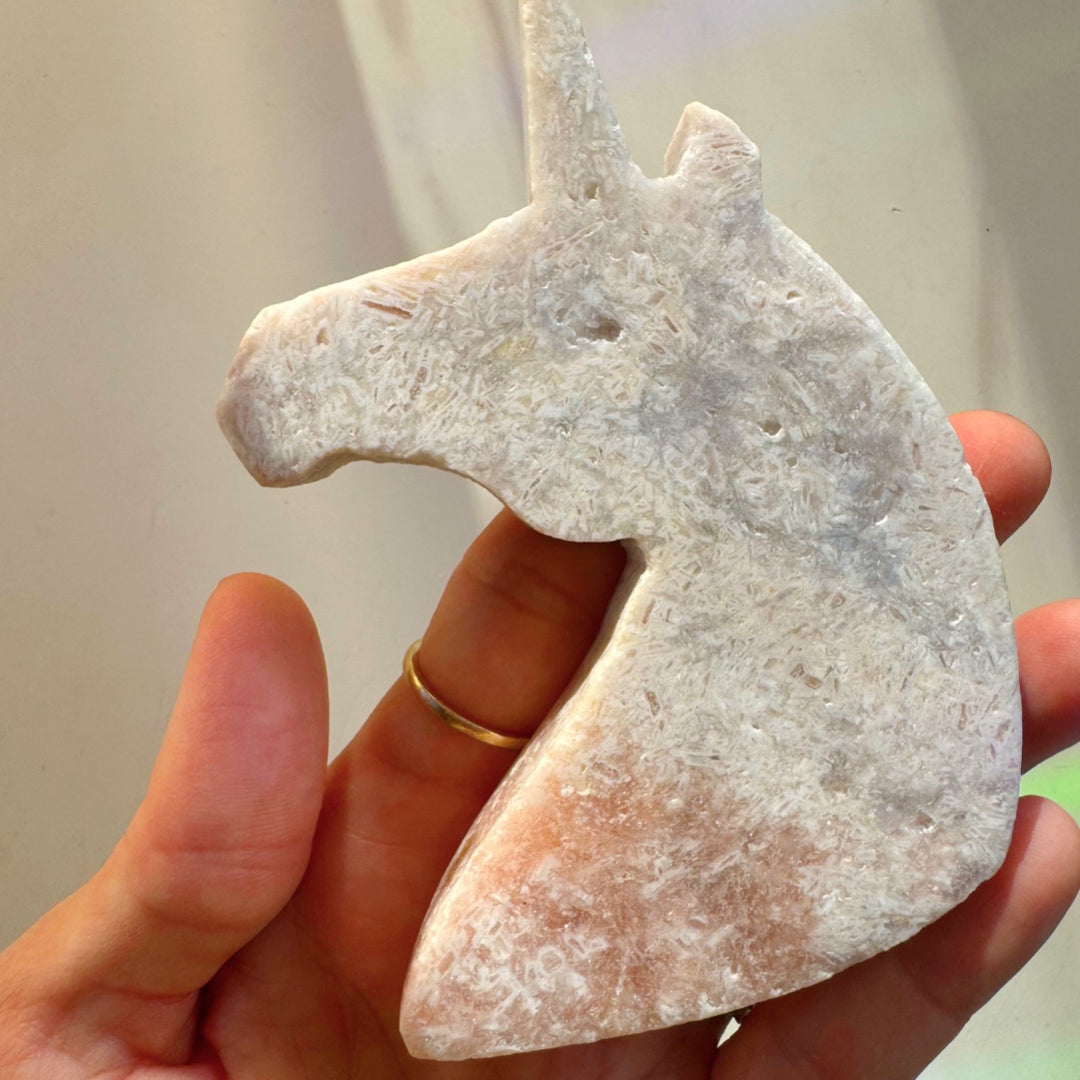 Pink Amethyst Unicorn - Baltic Mermaid
