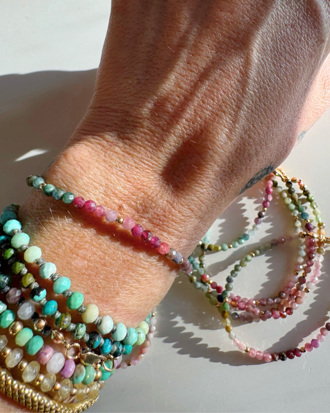 “Little Sweetie” - Multi Tourmaline Candy Bracelet - Baltic Mermaid