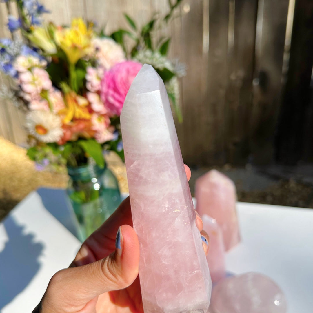 Rose Quartz Tower - Baltic Mermaid