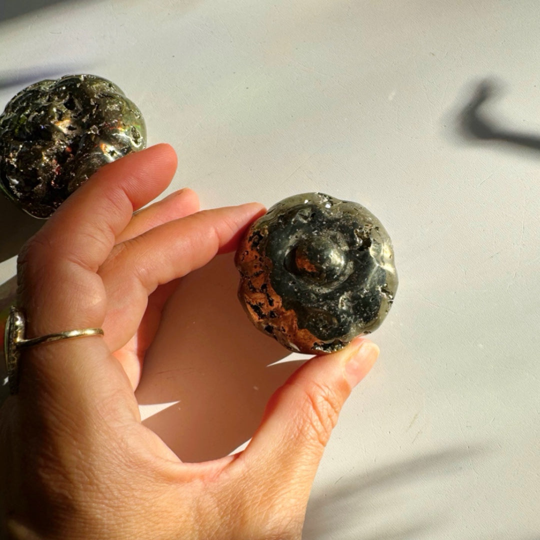 Pyrite Pumpkin - Baltic Mermaid