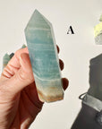 Blue Calcite Towers - Small - Baltic Mermaid