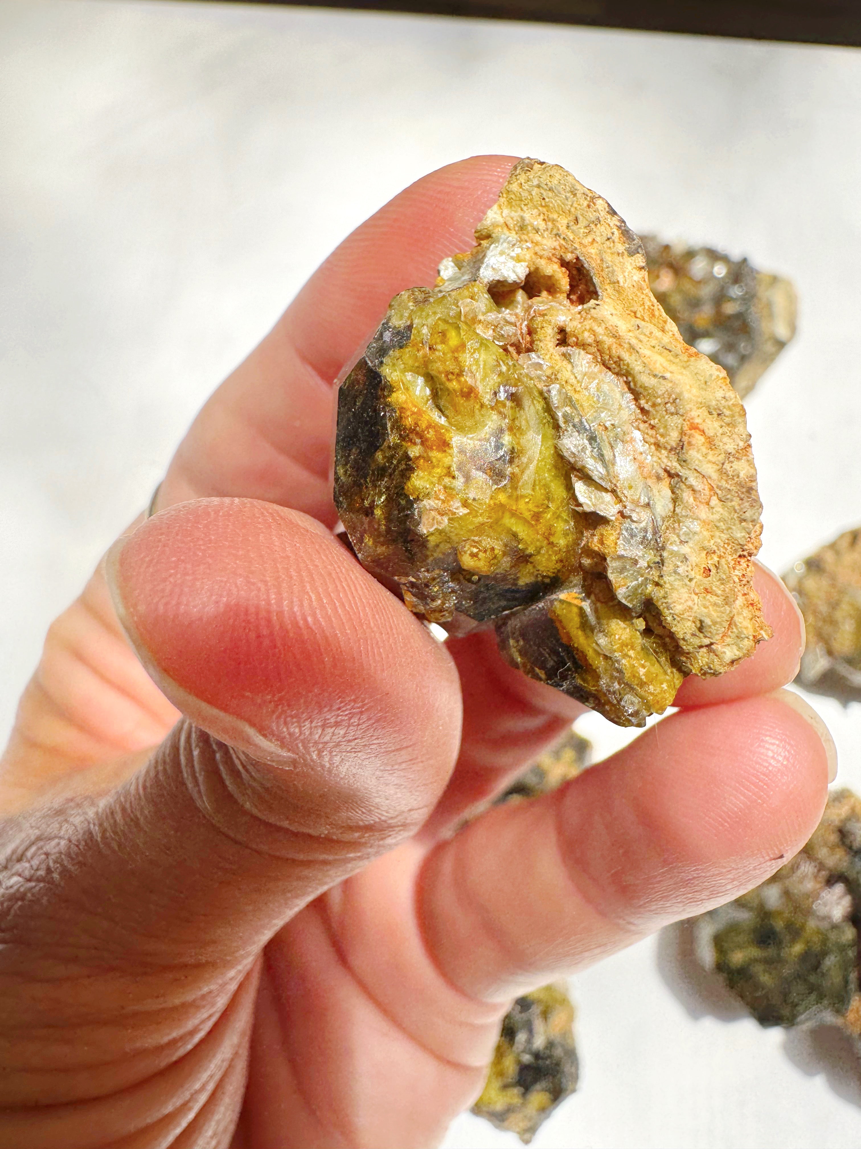 Rare Mali Green Grossular Andradite Garnet w/ Clinochlore AAA Quality Baltic Mermaid