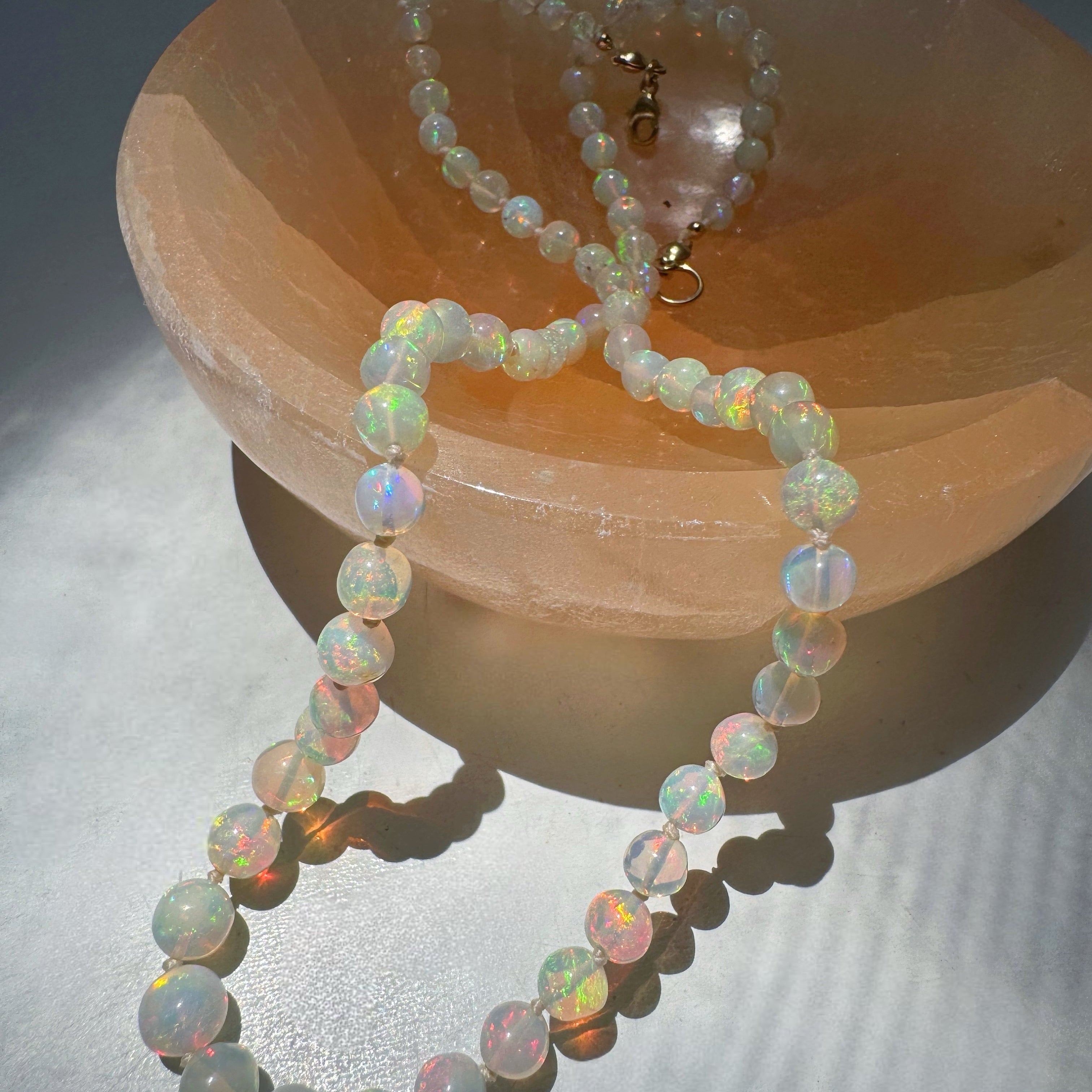 Ethiopian Opal Necklace Super Quality Baltic Mermaid
