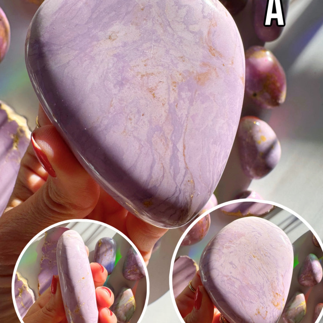 Phosphosiderite Palm Stones - AAA - Baltic Mermaid