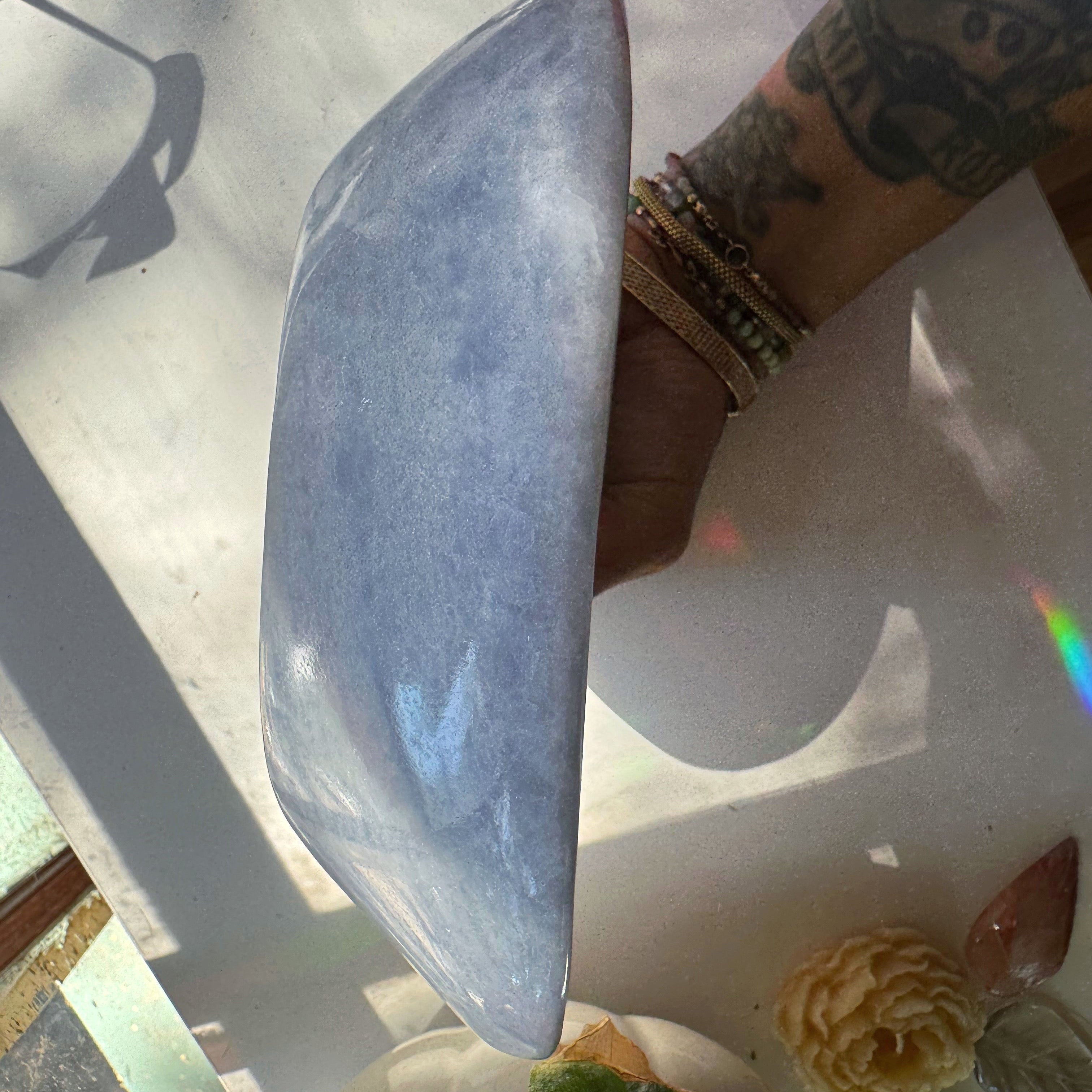 Blue Calcite Bowl Baltic Mermaid