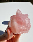 Rose Quartz Jack-O-Lantern - Baltic Mermaid