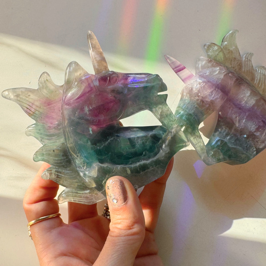 Fluorite Unicorn - Baltic Mermaid