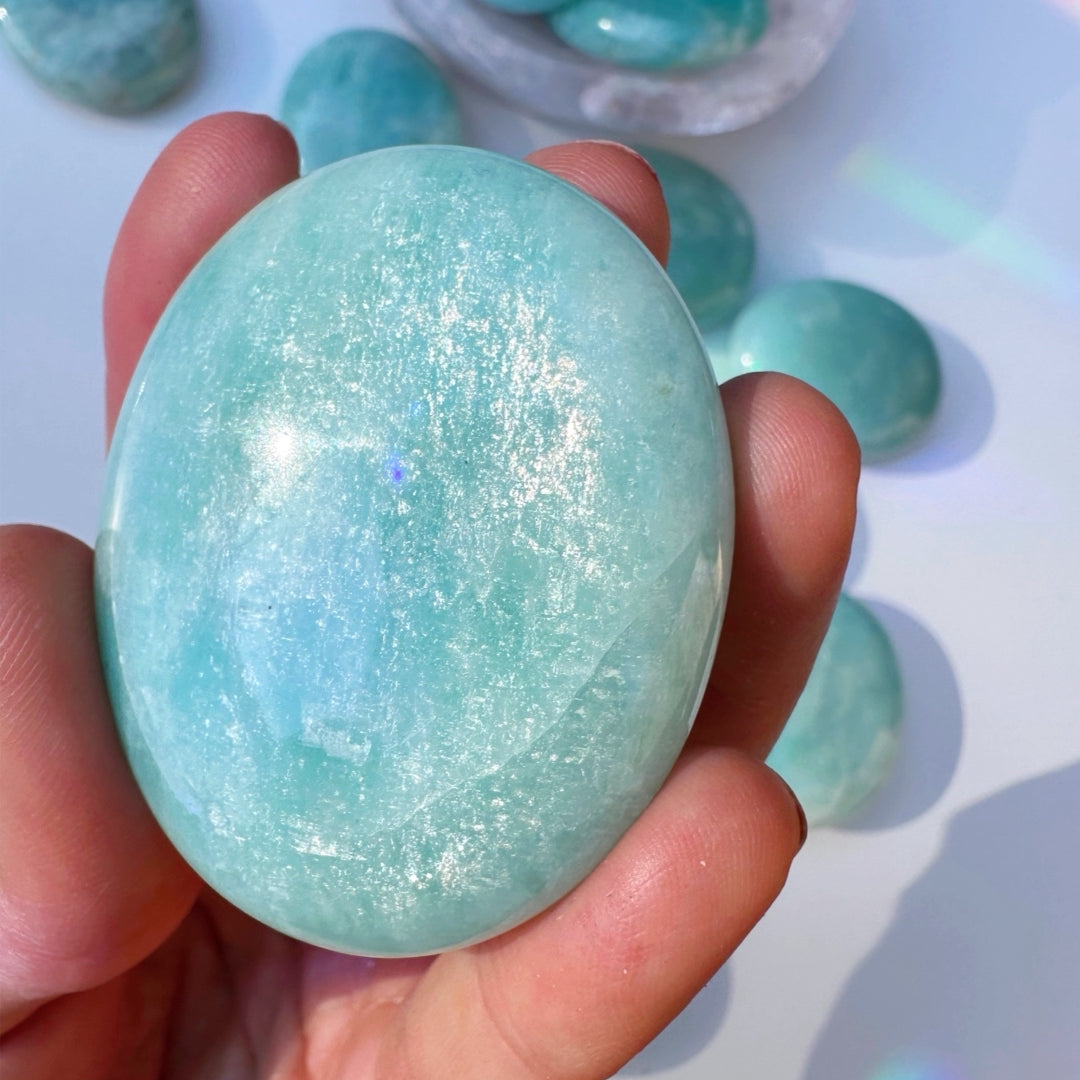 Amazonite Palm Stones - Baltic Mermaid