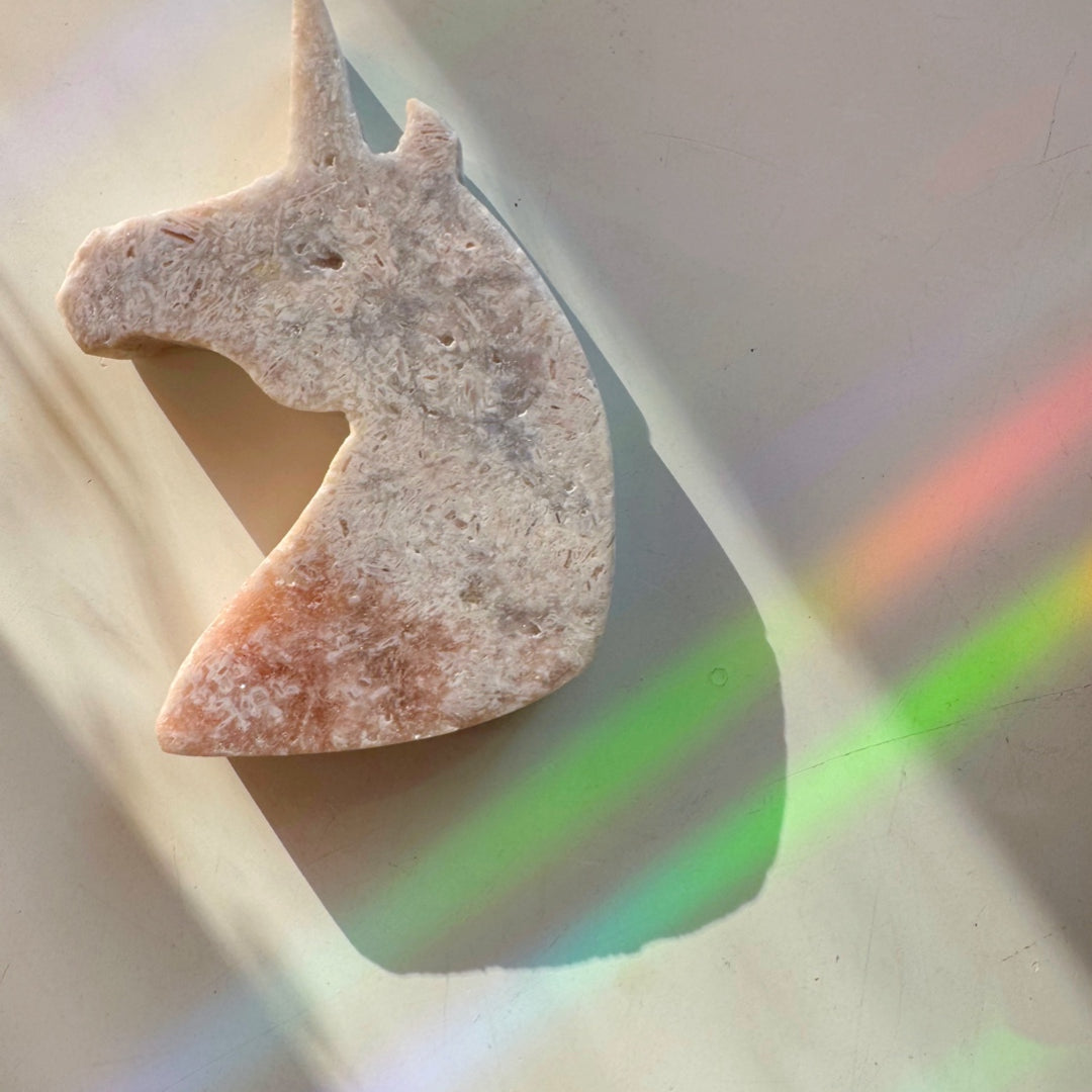 Pink Amethyst Unicorn - Baltic Mermaid