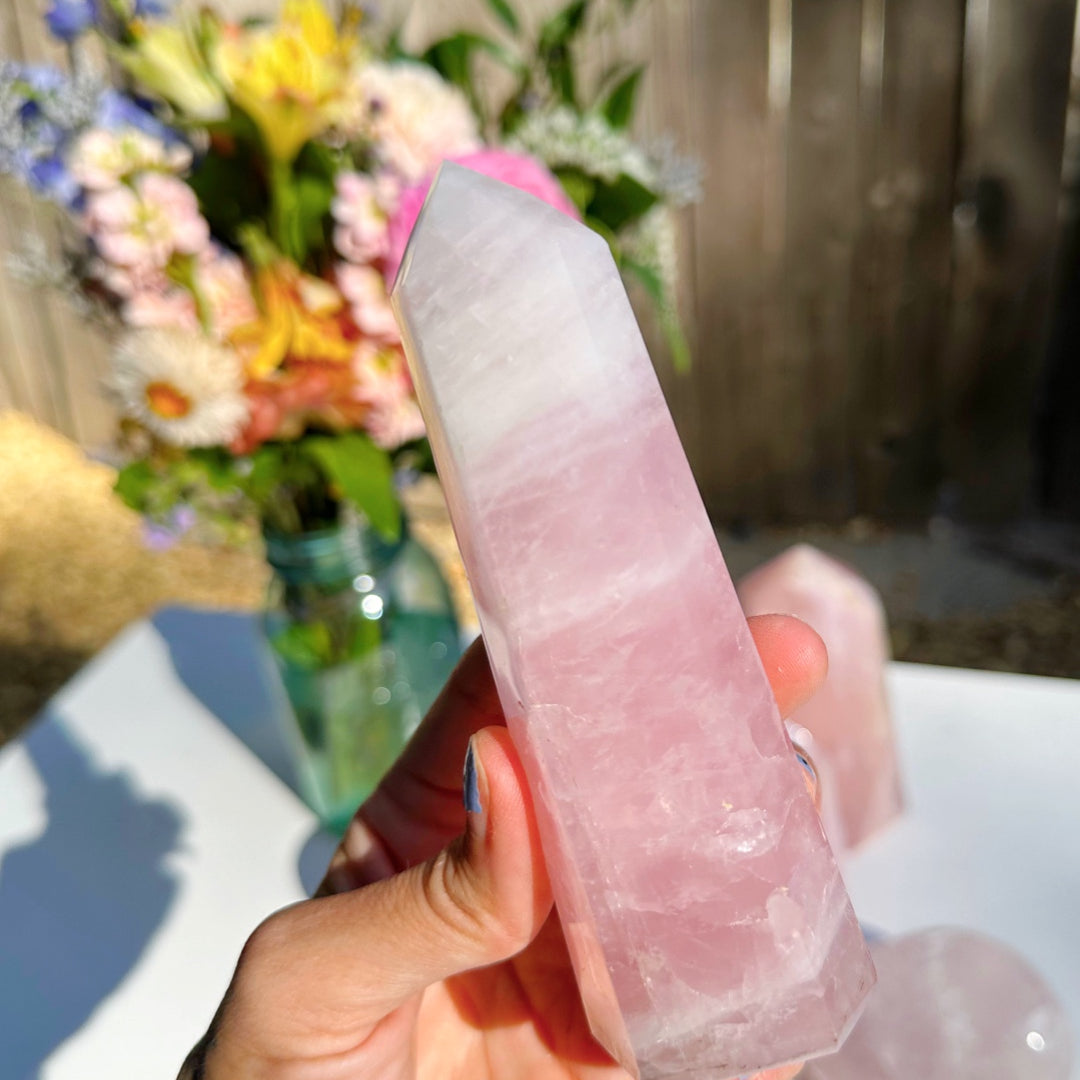 Rose Quartz Tower - Baltic Mermaid