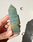 Blue Calcite Towers - Small - Baltic Mermaid