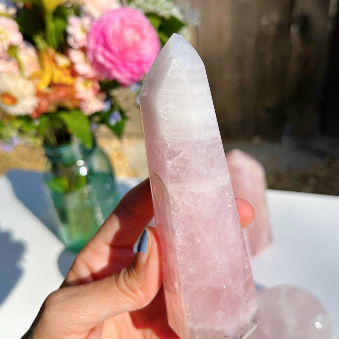 Rose Quartz Tower - Baltic Mermaid
