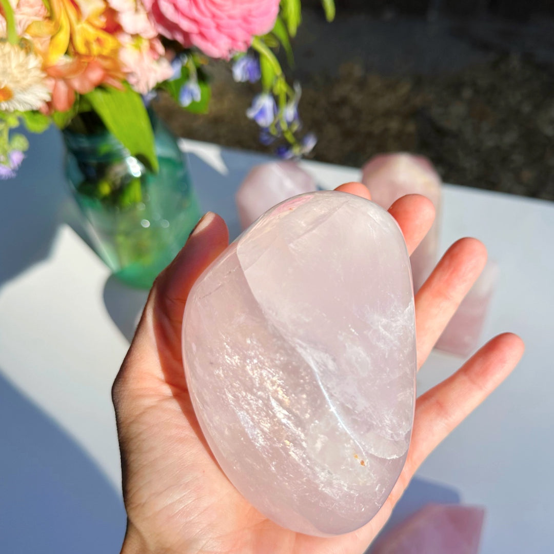 Rose Quartz Freeform - A - Baltic Mermaid