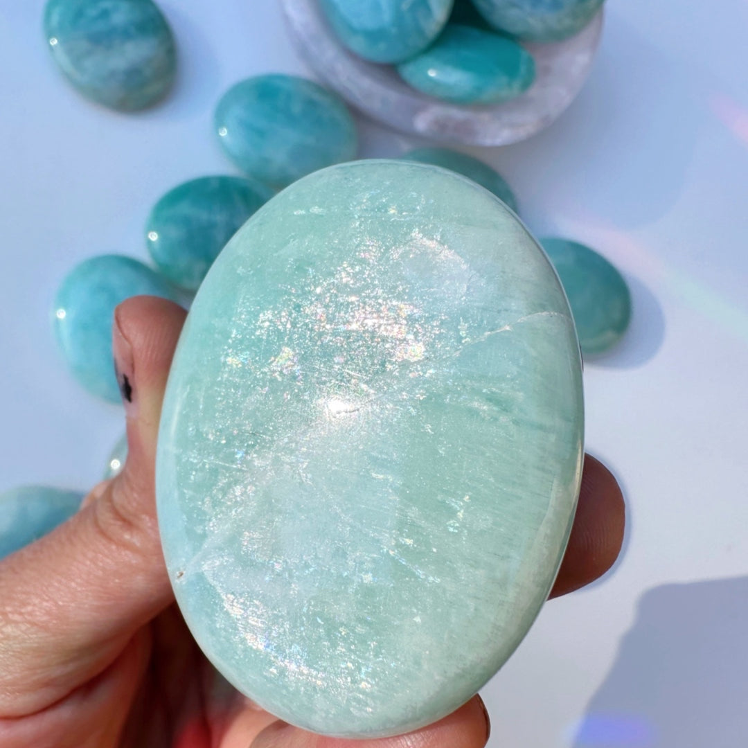 Amazonite Palm Stones - Baltic Mermaid