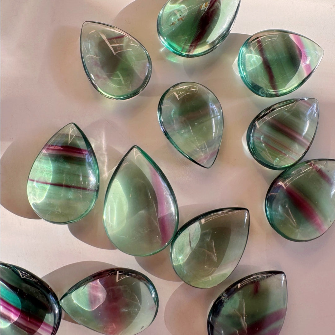 Fluorite Teardrop/Pear Shape - Old Stock - AAA - Baltic Mermaid
